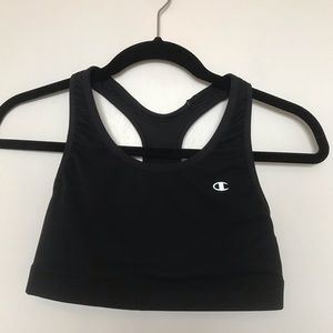 Champion black active sports bra